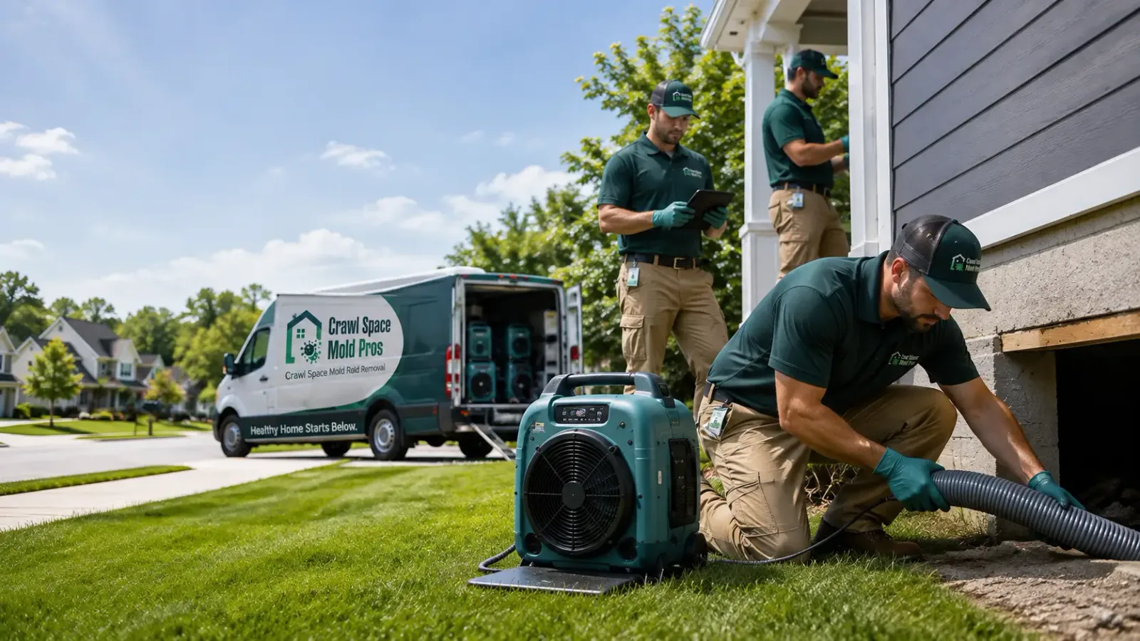 Crawl Space Mold Removal in Wallaceton, PA